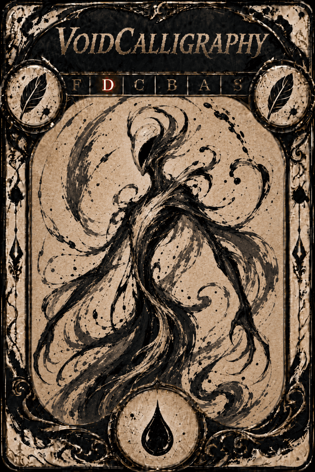 Void Calligraphy kartı