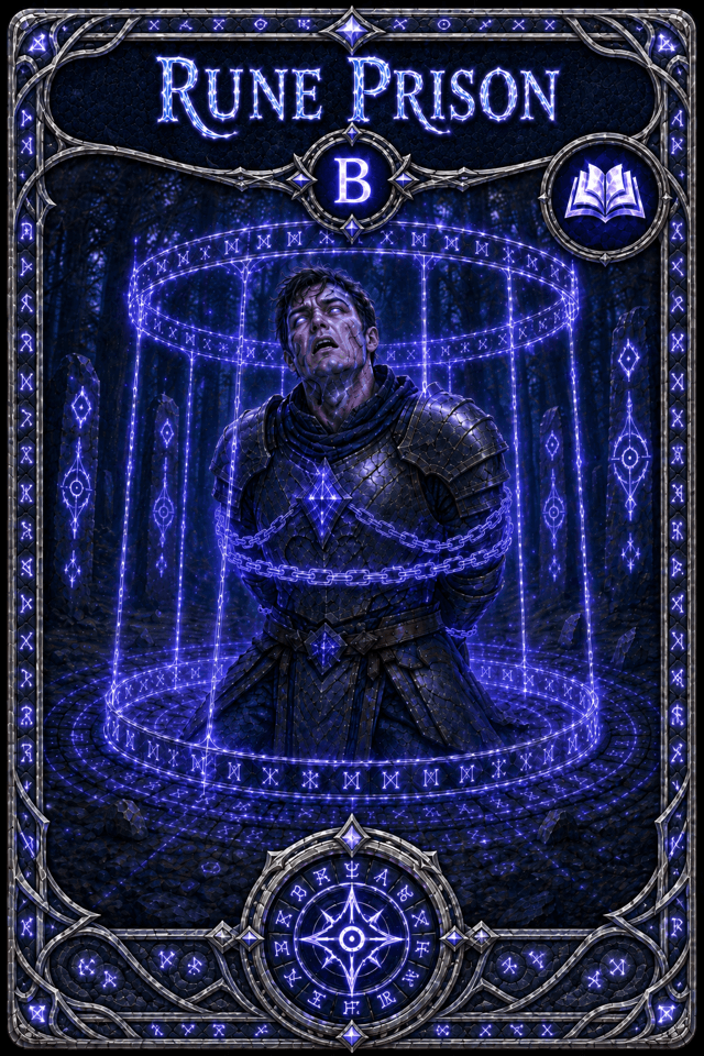 Rune Prison büyü kartı